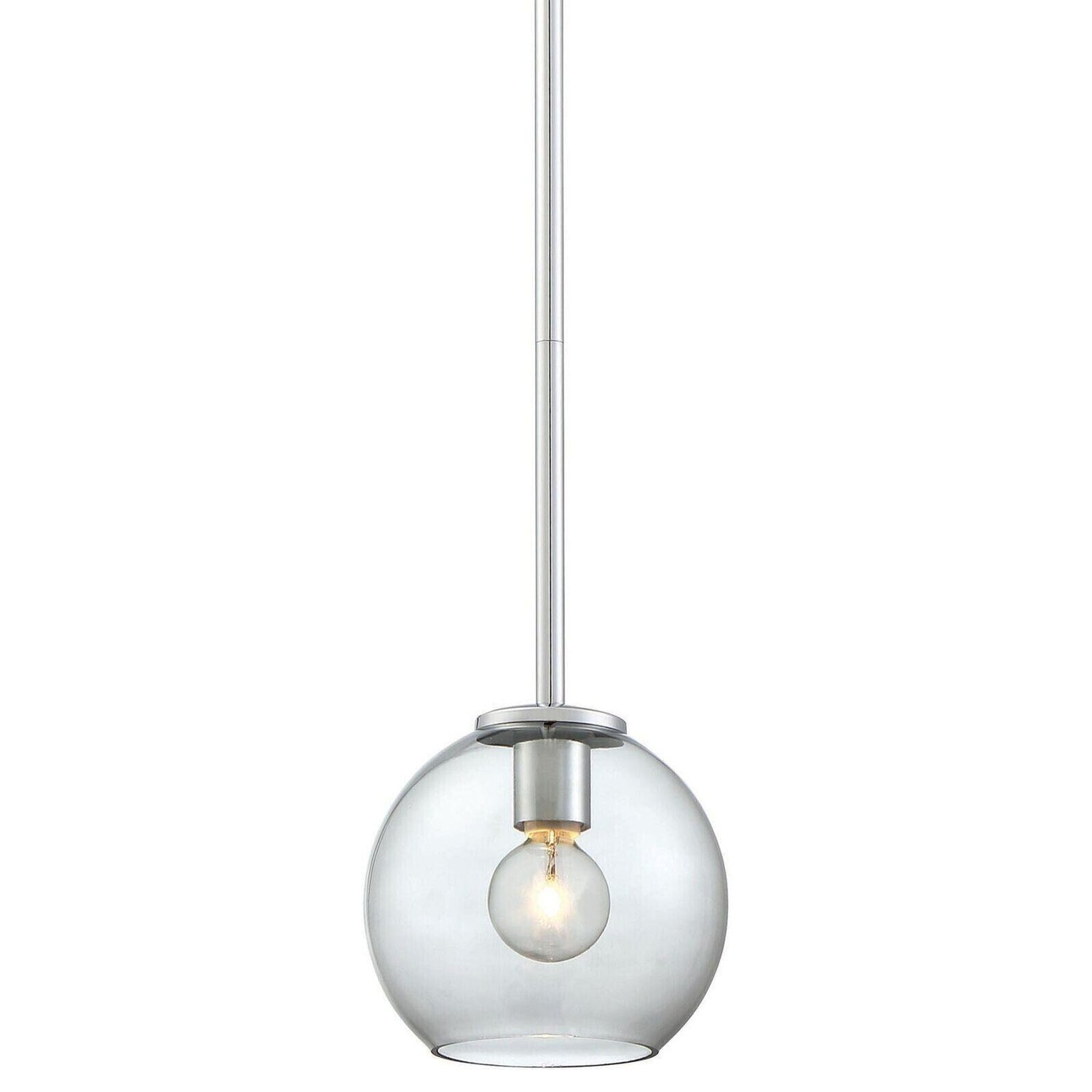 Kovacs P1840-077 Chrome 1-Light Mini Pendant From The Exposed Collection - Like New