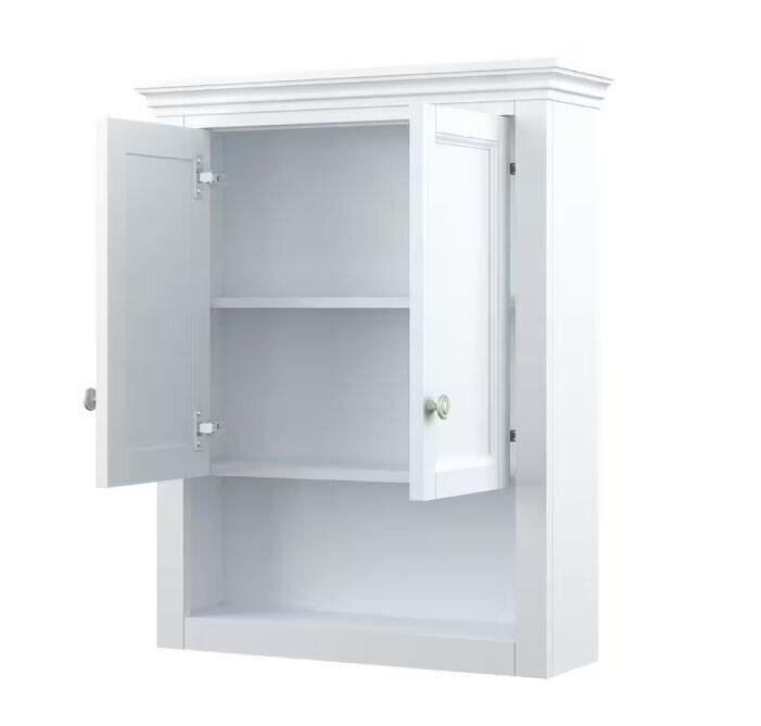 Home Decorators Collection Wall Cabinet 26&quot;Wx8&quot;Dx32&quot;H Bathroom Storage White