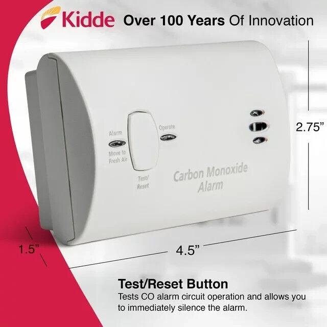 Kidde AA Battery Operated Carbon Monoxide Alarm, model 9CO5-LP2