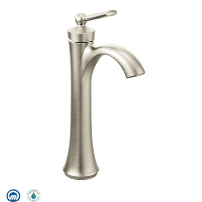 Moen Wynford 4507BN Single Hole Single-Handle Vessel Bathroom Faucet in Brushed Nickel