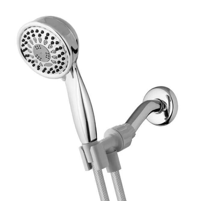 Waterpik 5-Spray Wall Mount Handheld Shower Head 1.8 GPM in Chrome