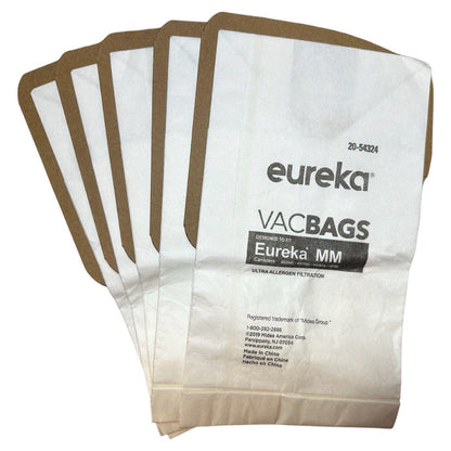 Eureka 20-54324 Ultra allergen filtration vacuum bags for MM canister- 5PK