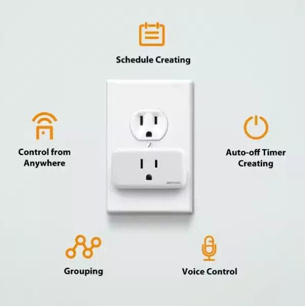 Defiant 15 Amp 120-Volt Indoor Smart Plug &amp; Timer Wi-Fi Bluetooth Single Outlet - Like New