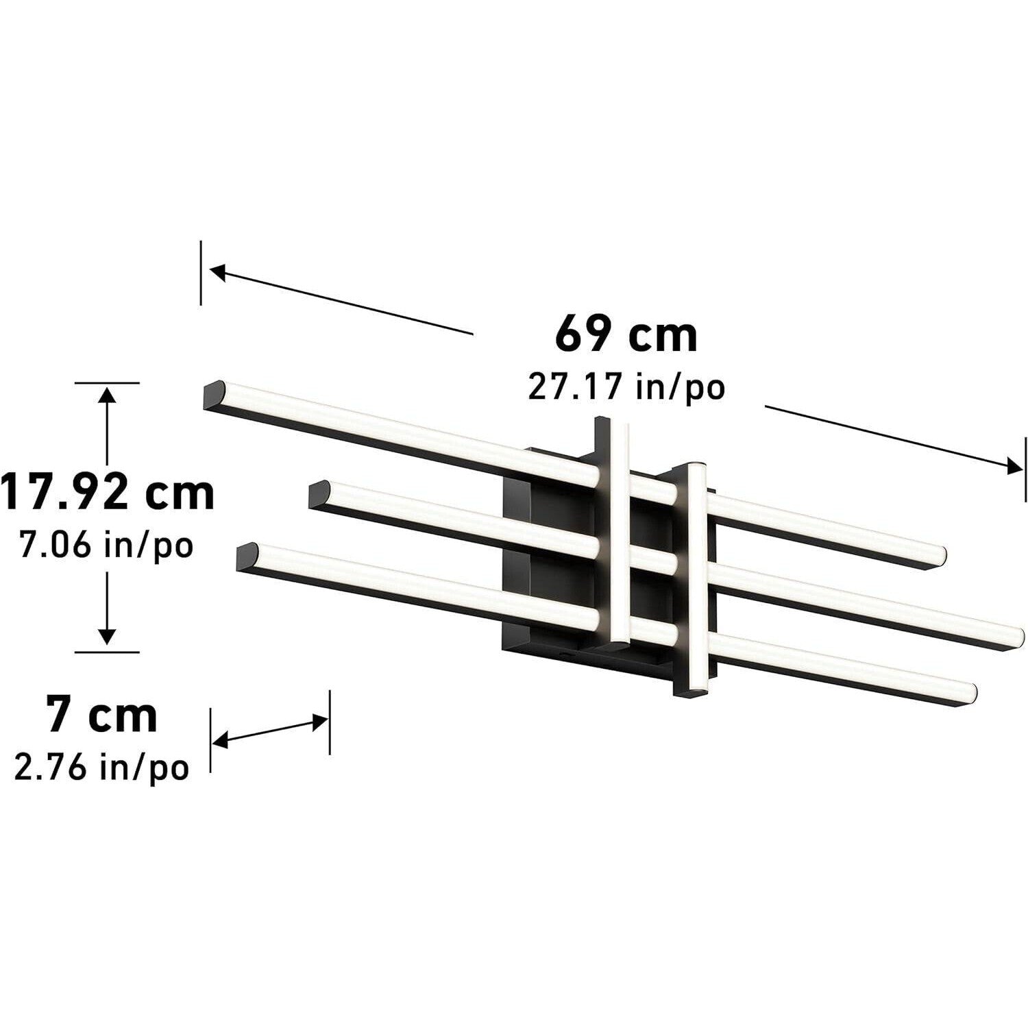 LED 3 CCT Vanity Light