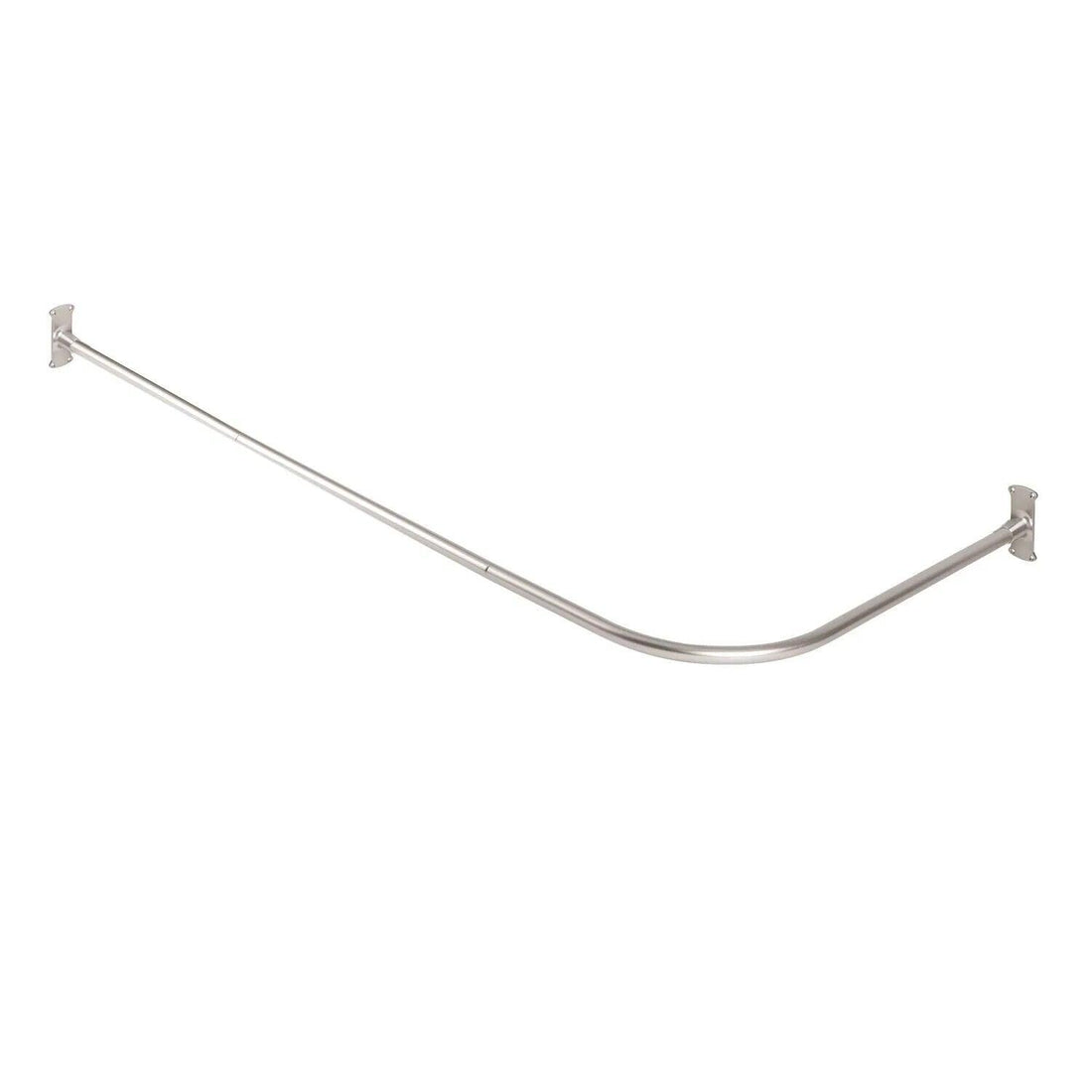 Utopia Alley L-Shaped Corner Shower Curtain Rod Includes Mounting Brackets