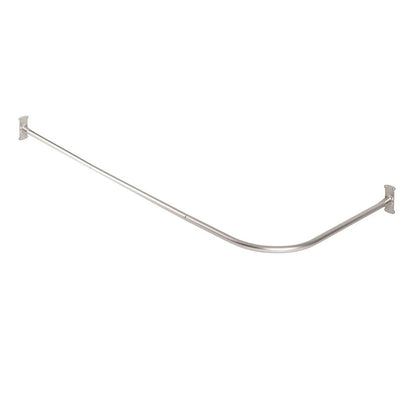 Utopia Alley L-Shaped Corner Shower Curtain Rod Includes Mounting Brackets