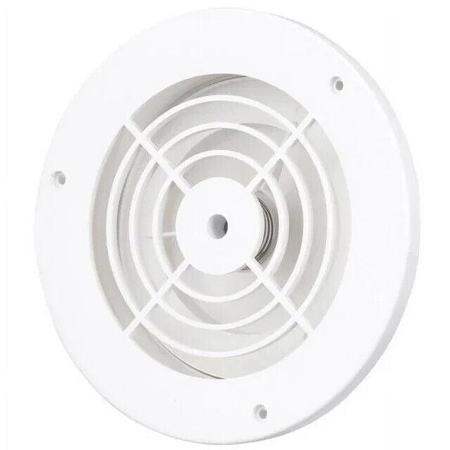 Everbilt- 4 in. to 6 in. Soffit Exhaust Vent, White