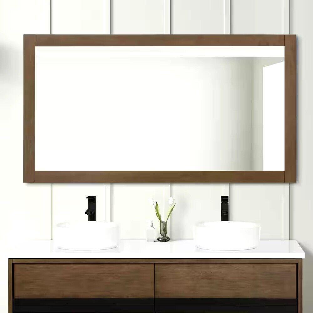 Kordite 60 in. W x 32 in. H Rectangular Framed Wall Mount Bathroom Vanity Mirror