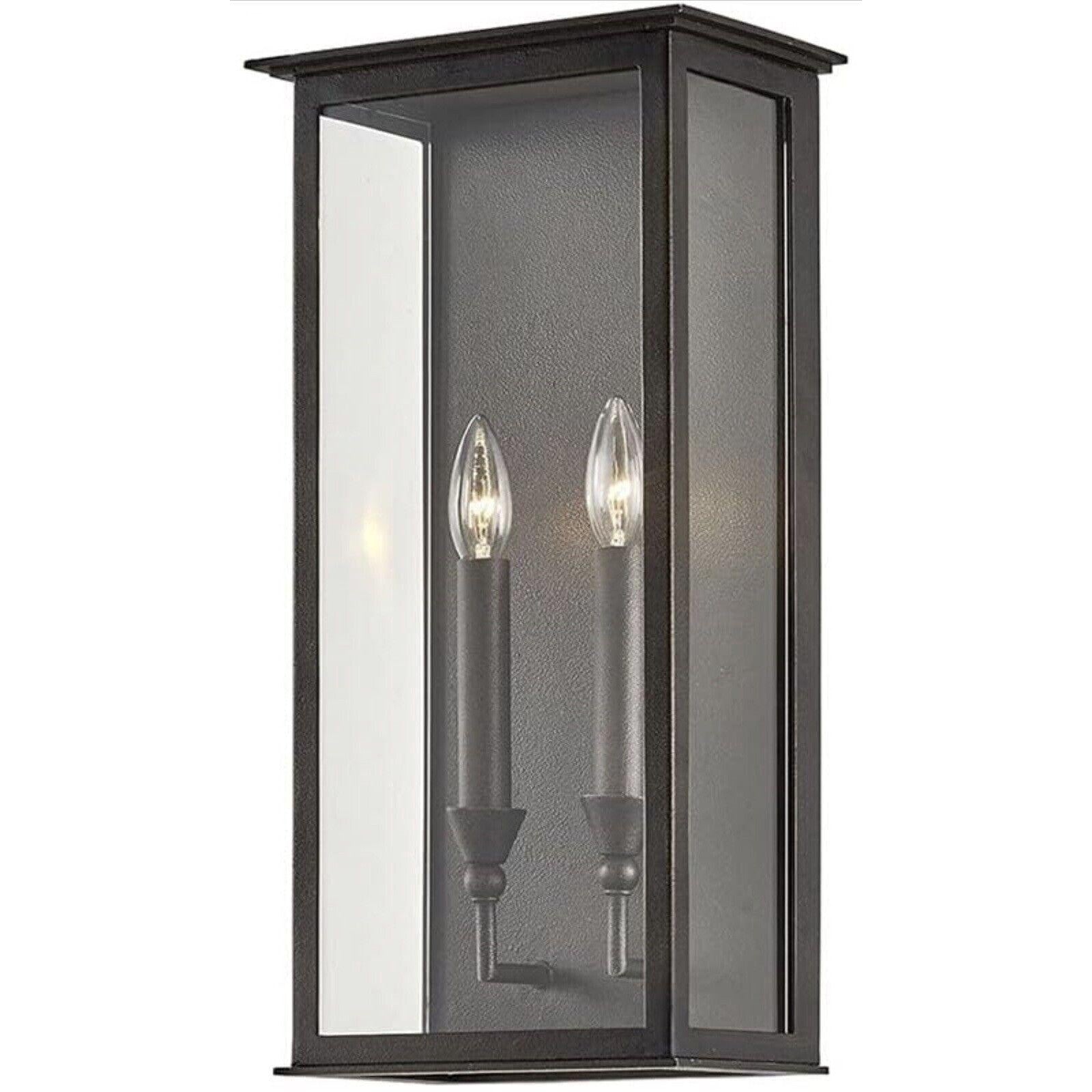 Troy Lighting Chauncey 2Lt Wall Sconce, Vintage Bronze/Clear - B6992-VBZ