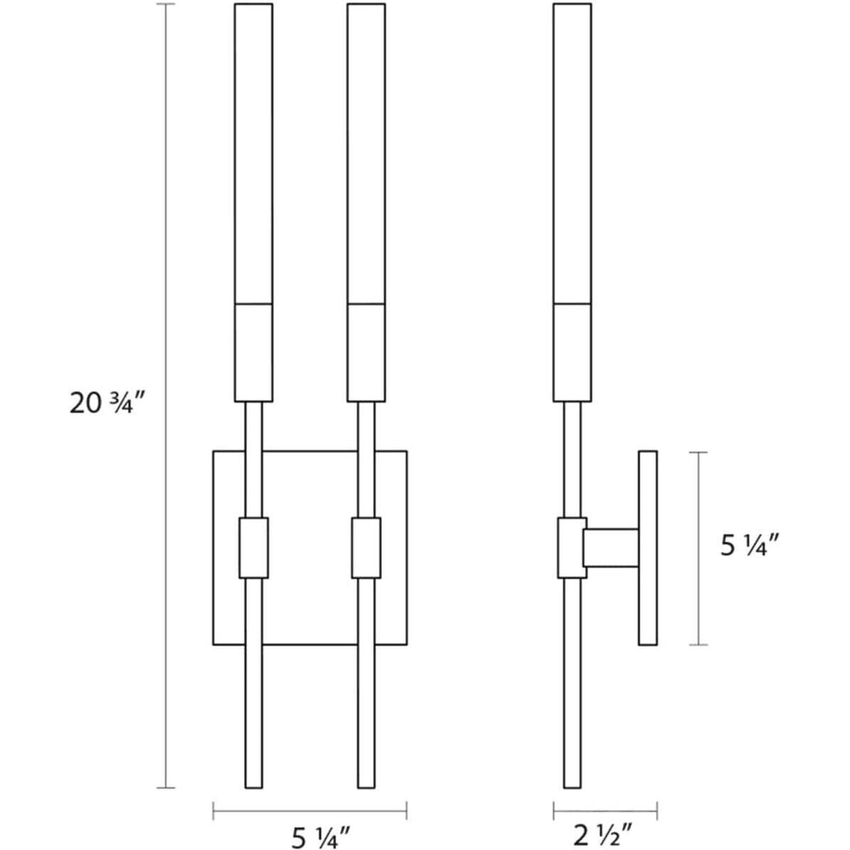 Sonneman SON2211.16 Contemporary Modern LED Wall-sconces, Silver