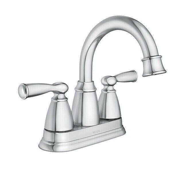 Moen 84943 Banbury Two Handle High Arc Bathroom Faucet, Chrome