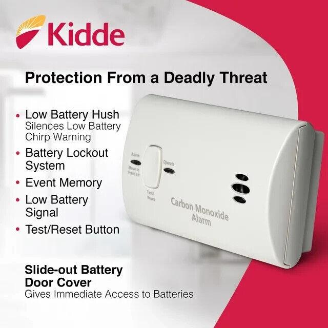 Kidde AA Battery Operated Carbon Monoxide Alarm, model 9CO5-LP2