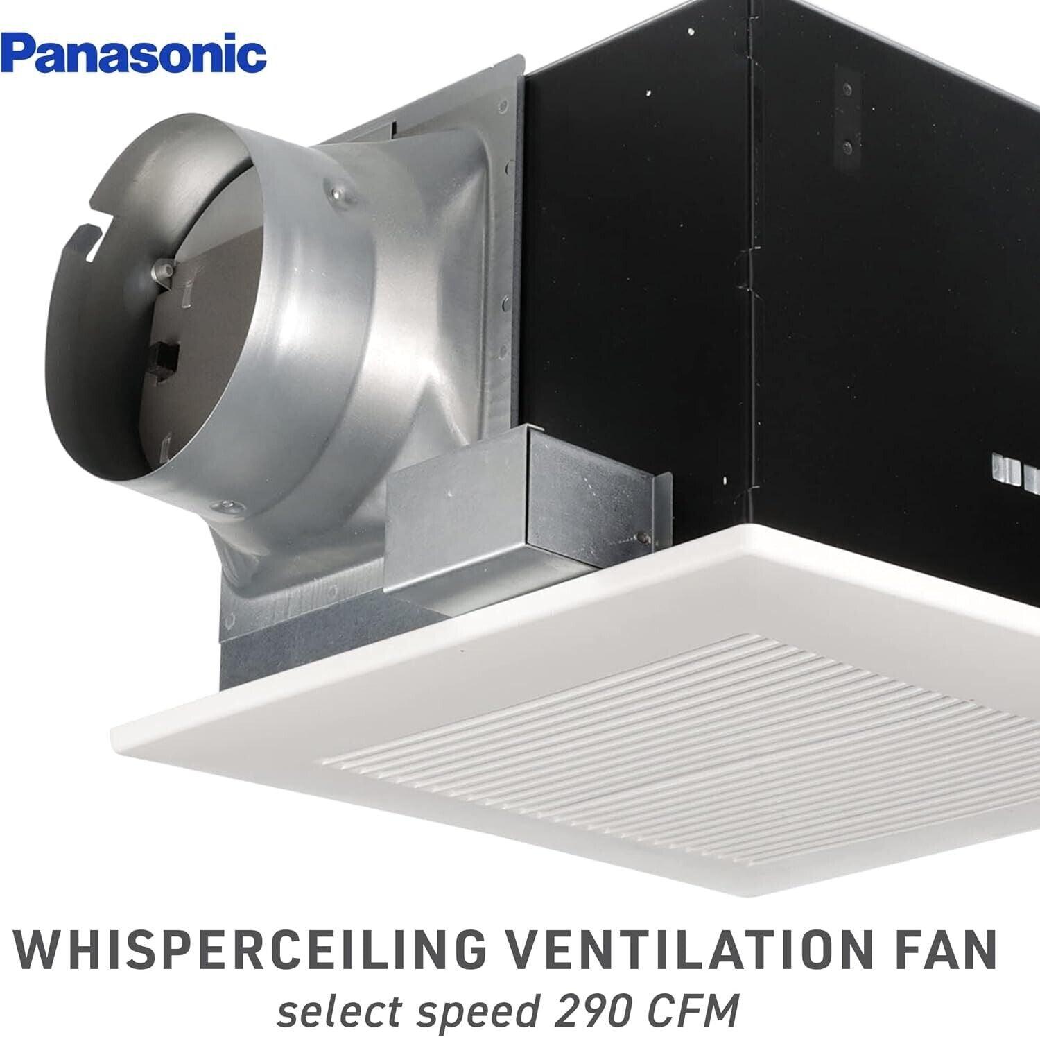 Panasonic FV-30VQ3 WhisperCeiling 290 CFM Ceiling Bathroom Exhaust Fan - Like New