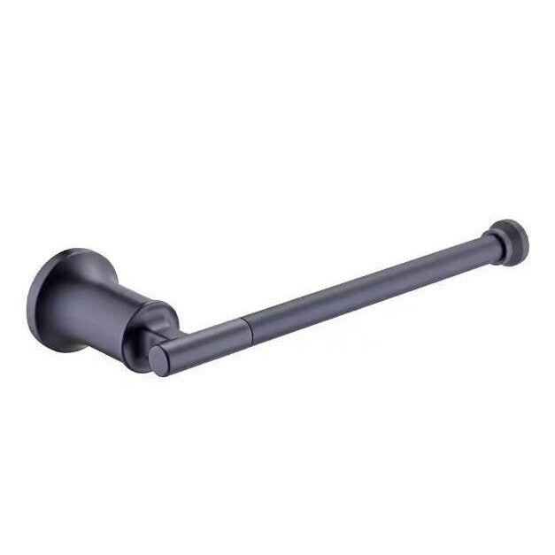 Glacier Bay Oswell 4-Piece Bathroom Hardware Set in Matte Black