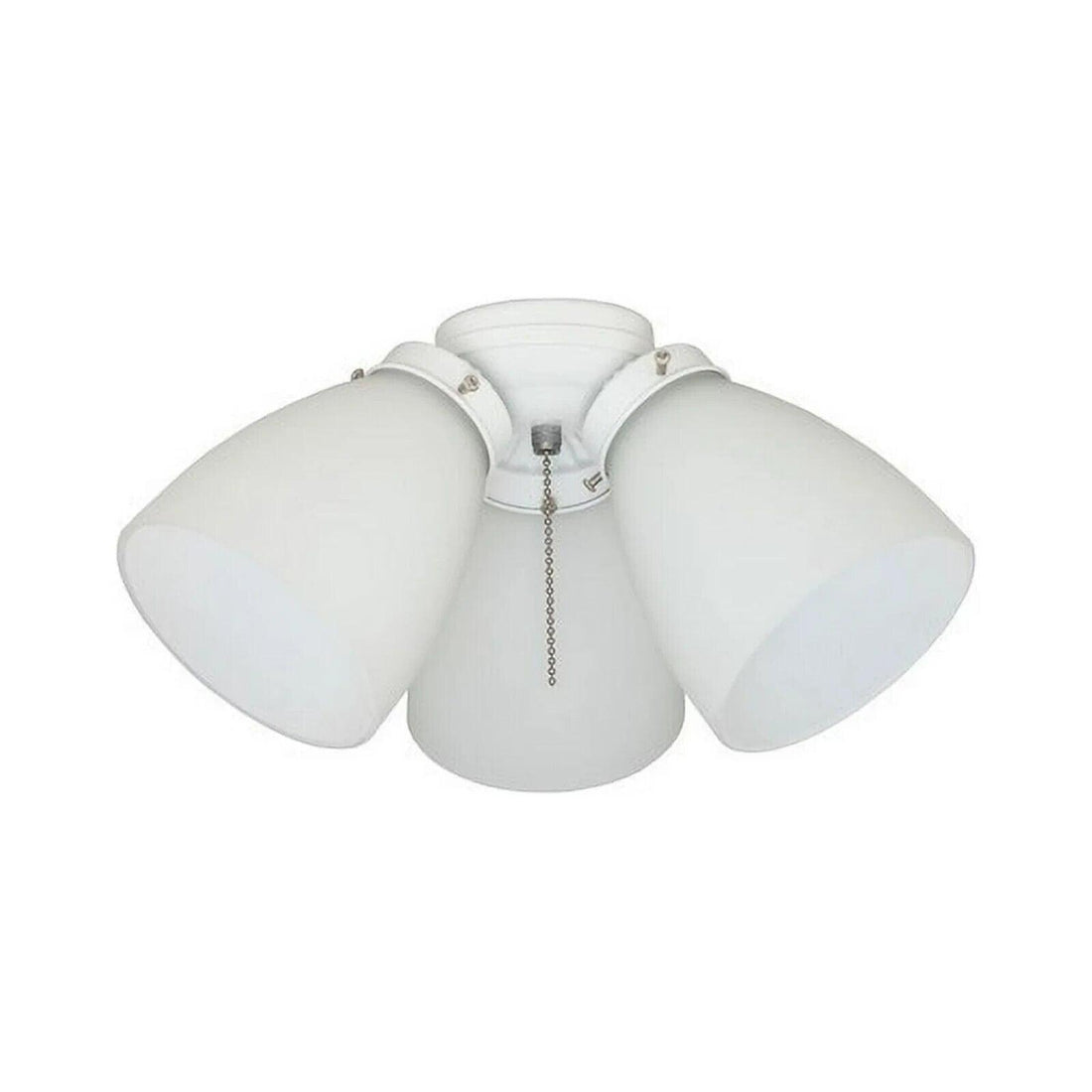 Hampton Bay 3-Light White Ceiling Fan Shades LED Light Kit