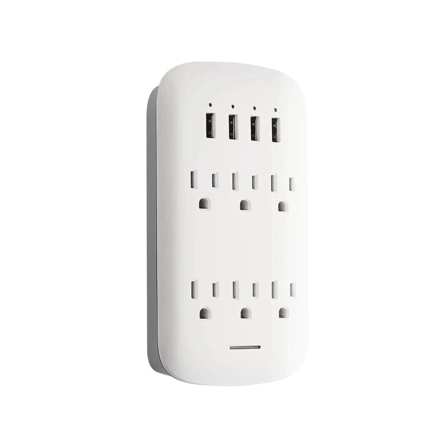 Commercial Electric 6-Outlets 4 USB Surge Protector (2-Pack)