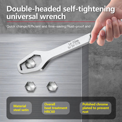 Universal Torx Wrench Self Tightening Double Head Spanner Double Head Hand Tool