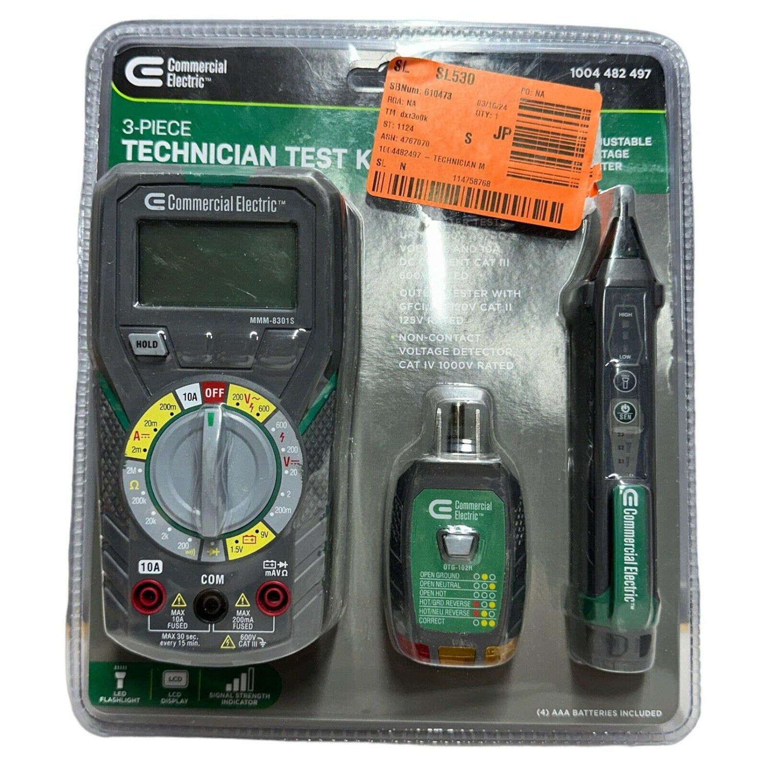 Commercial Electric Technician Maintenance Test Kit - Very Good