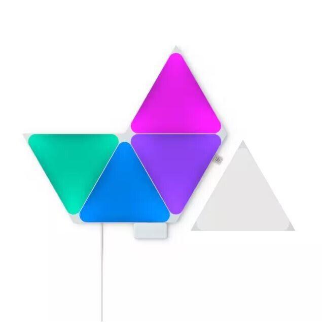 EcoSmart Smart Color Changing Dimmable 5 Geometric Triangle LED Light Panels