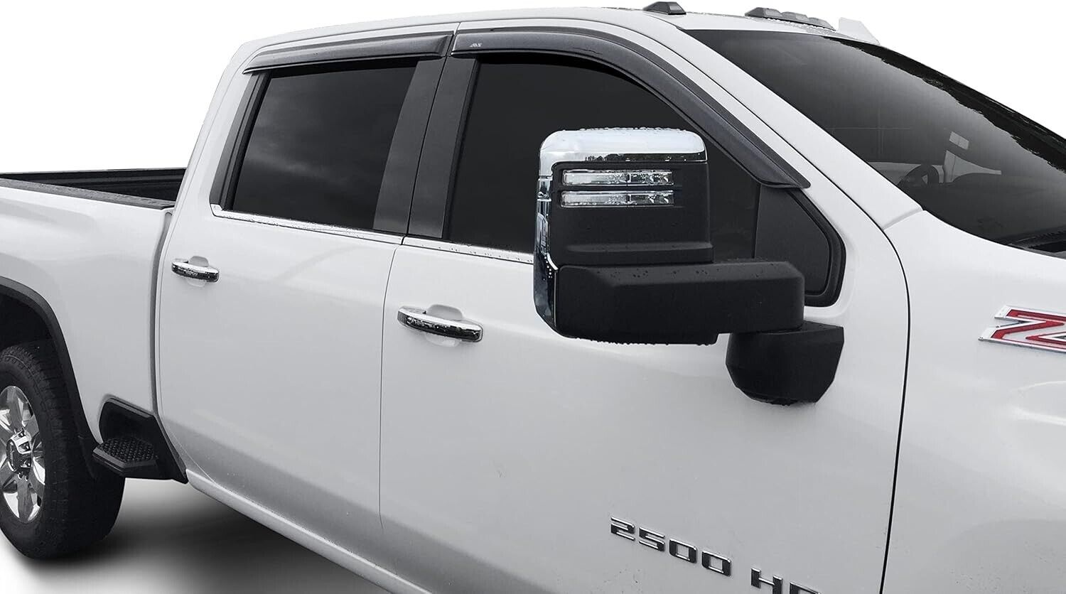 AVS In-Channel Window Deflectors For Chevy Silverado 1500 Crew Cab 19-20- 194805