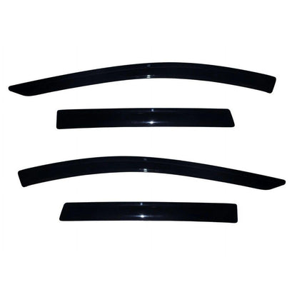 AVS Auto Ventshade: Ventvisor Side Window Deﬂector Smoke 4 Pieces – 94383