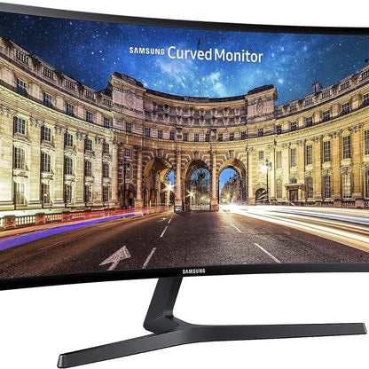 SAMSUNG 23.5” CF396 Curved Computer Monitor, AMD FreeSync For Advanced Gaming - Very Good