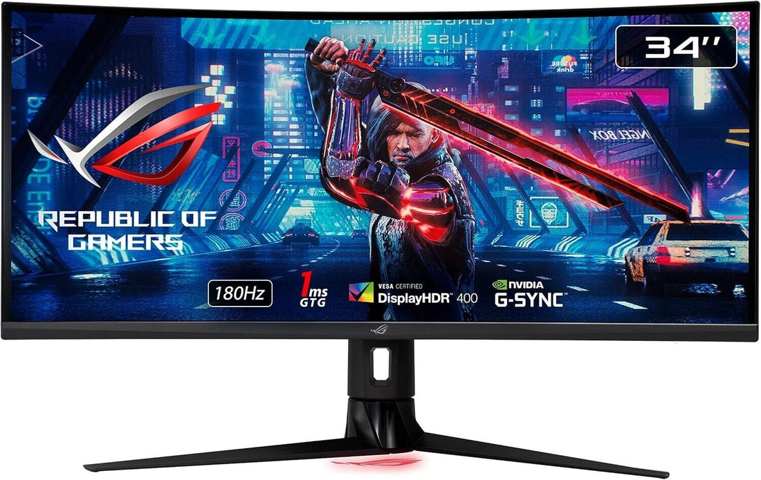 Asus ROG Strix XG349C 34.1&quot; UWQHD 3440x1440 180Hz 1ms Curved Gaming Monitor - Like New