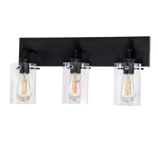 Hampton Bay Regan 21 in. 3-Light Espresso Bronze Bathroom Vanity Light - Like New