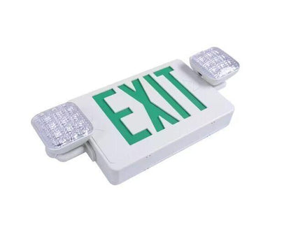 Commercial Electric Combo 14-Watt Equivalent Integrated LED White Exit Sign - Like New