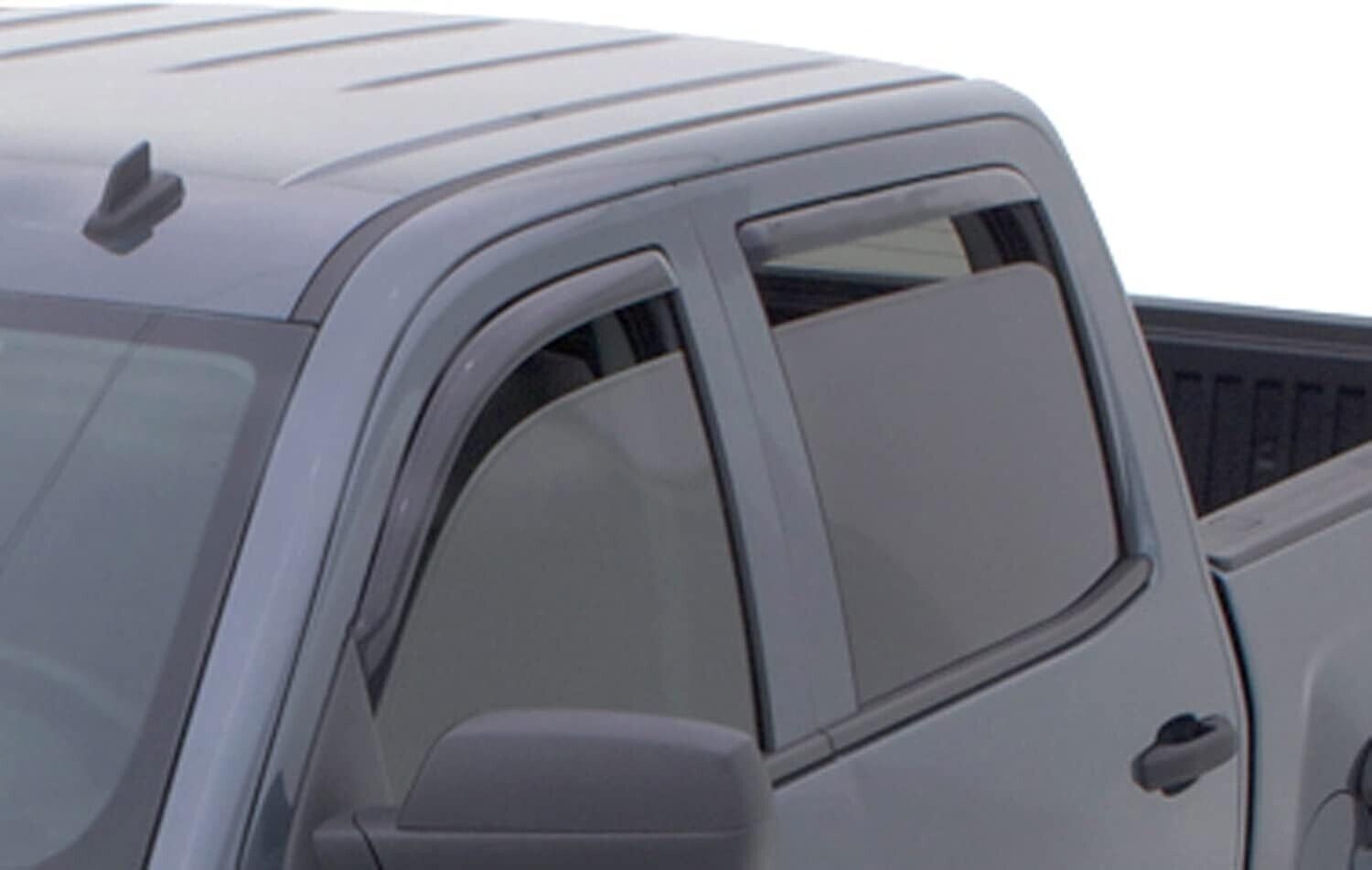 AVS 194528 Rain Guards In-Channel Vent Visor for Sierra / Silverado Double Cab