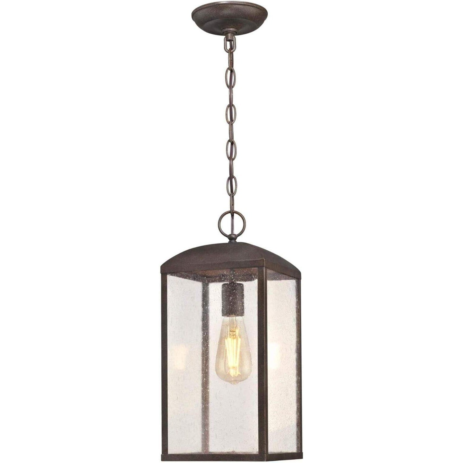 Westinghouse 6374300 Piazza Light 8&quot;W Outdoor Single Pendant - Bronze