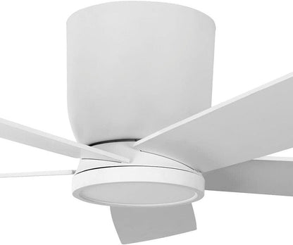 Home Decorators Britton 52 in. LED Matte White Ceiling Fan - Replacement Parts - Like New