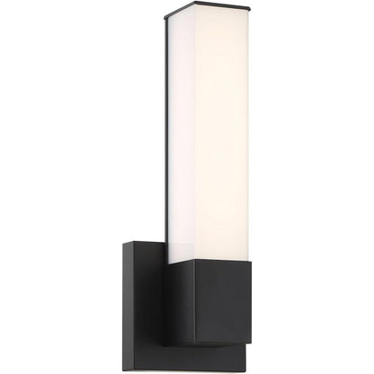 Minka Lavery 2872-L 14&quot; Tall LED Bathroom Sconce - Coal