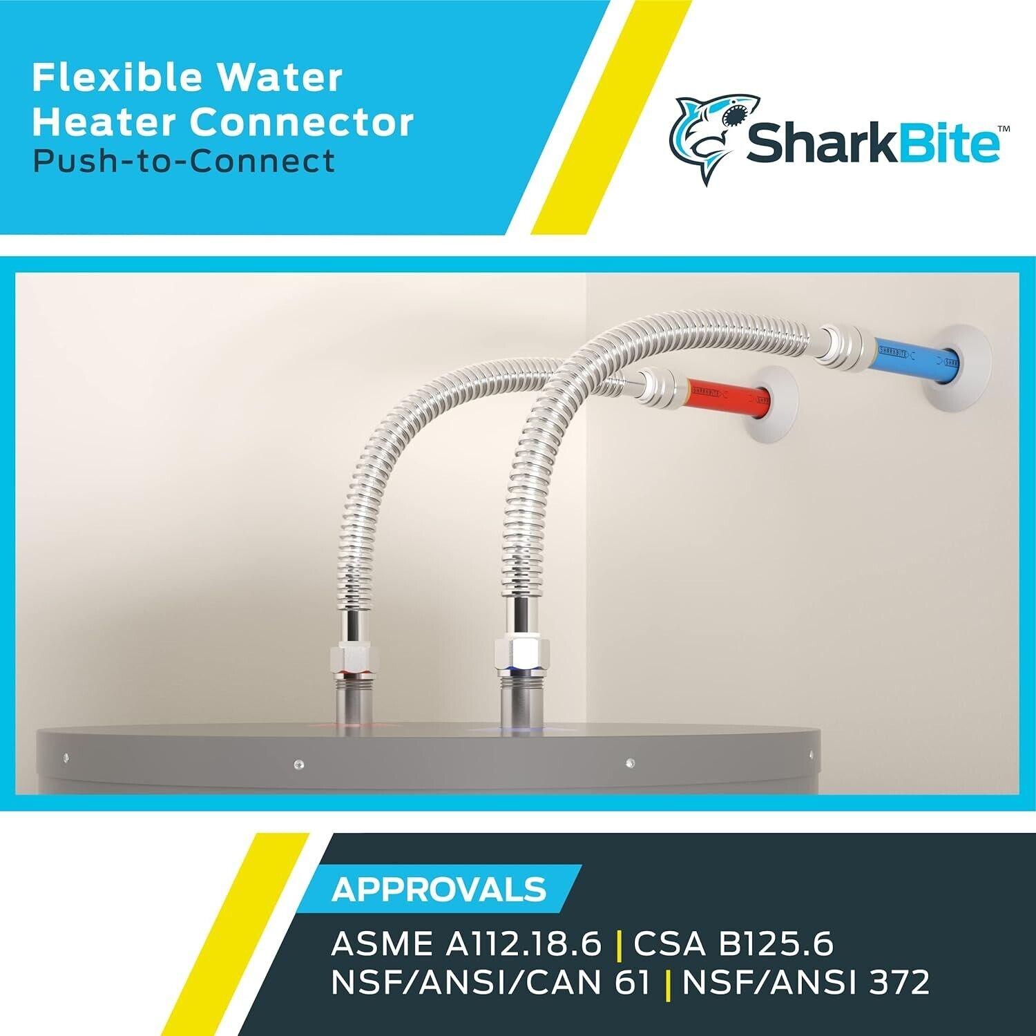 Push-to-Connect x 1 in. FIP x 24 in. Corrugated Stainless Steel Water Soft