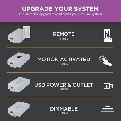 ProLink Hardwired 18 in. LED White Under Cabinet Light, 3 Color Temperature