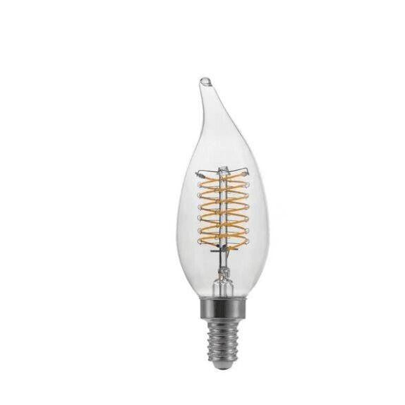 EcoSmart 60-Watt Equiv BA11 Dimmable E12 Candelabra Fine Bendy LED Brt White 3PK