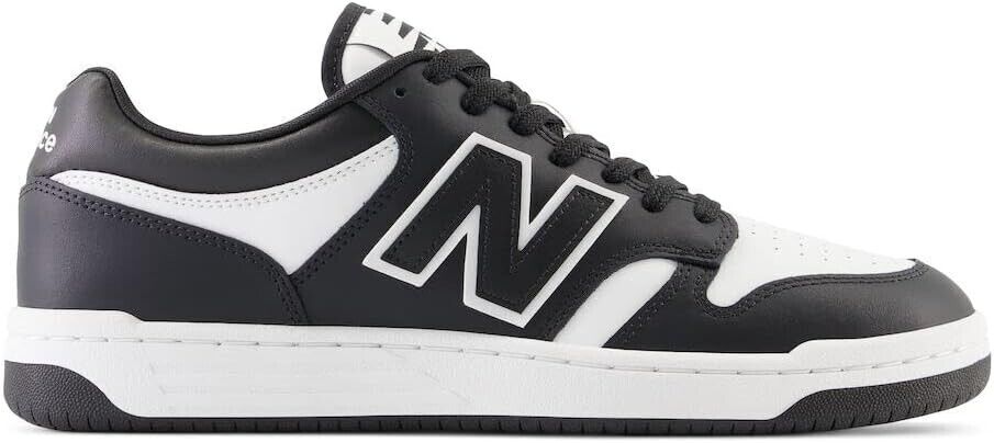 Left Side Only - Balance Unisex-Adult BB480 V1 Sneaker, White/Black Size 8 - Like New