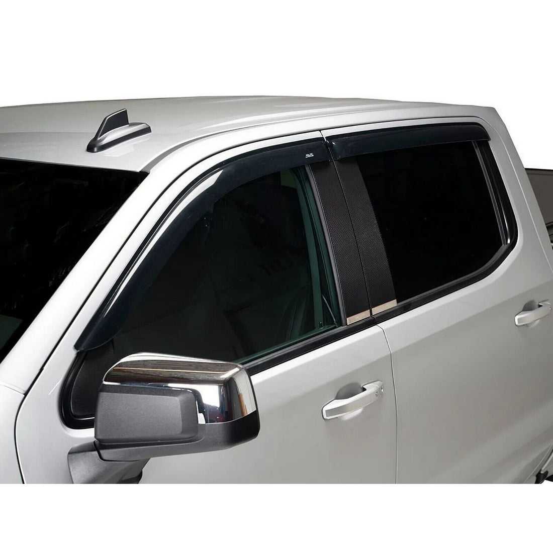 AVS Auto Ventshade: Ventvisor Side Window Deﬂector Smoke 4 Pieces – 94293