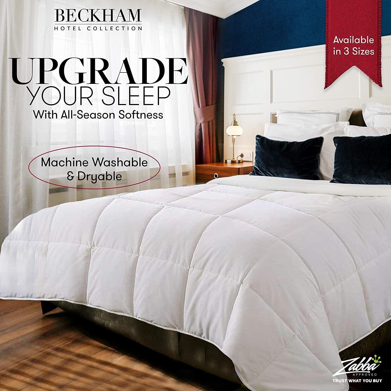 Beckham Hotel Collection Goose Down Alternative Comforter, King/Cal King-White