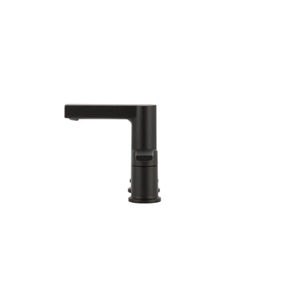 Moen Rinza 84629BL Two Handle Bathroom Faucet with Drain In Matte Black