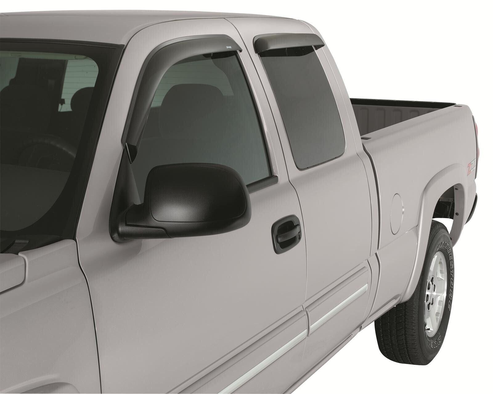 AVS 94101 Rain Guards Tape-On Window Vent Visors Fits 09-18 Dodge Ram Crew Cab