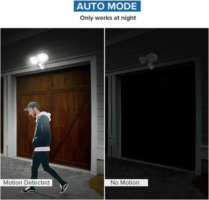 SANSI 30W LED Motion Sensor Security Lights 3400lm Outdoor Floodlights IP65 COC - Like New