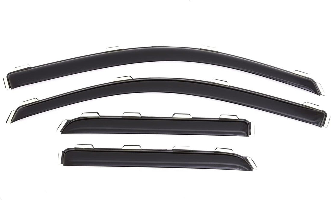 AVS 194528 Rain Guards In-Channel Vent Visor for Sierra / Silverado Double Cab