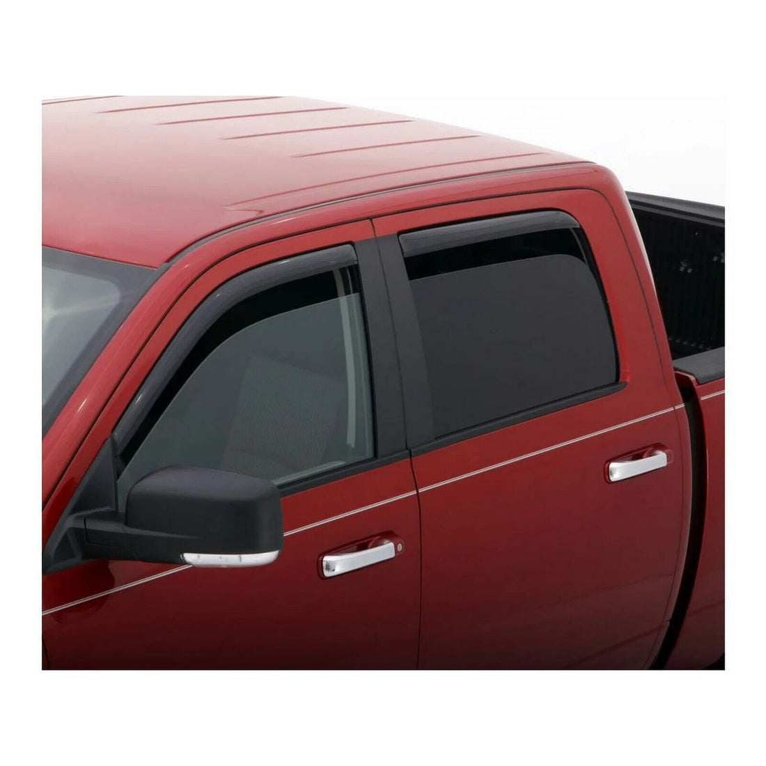 AVS Rain Guards In-Channel Vent Visor Fits 2016-2023 Tacoma Double Cab - 194768