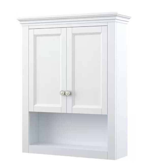 Home Decorators Collection Wall Cabinet 26&quot;Wx8&quot;Dx32&quot;H Bathroom Storage White