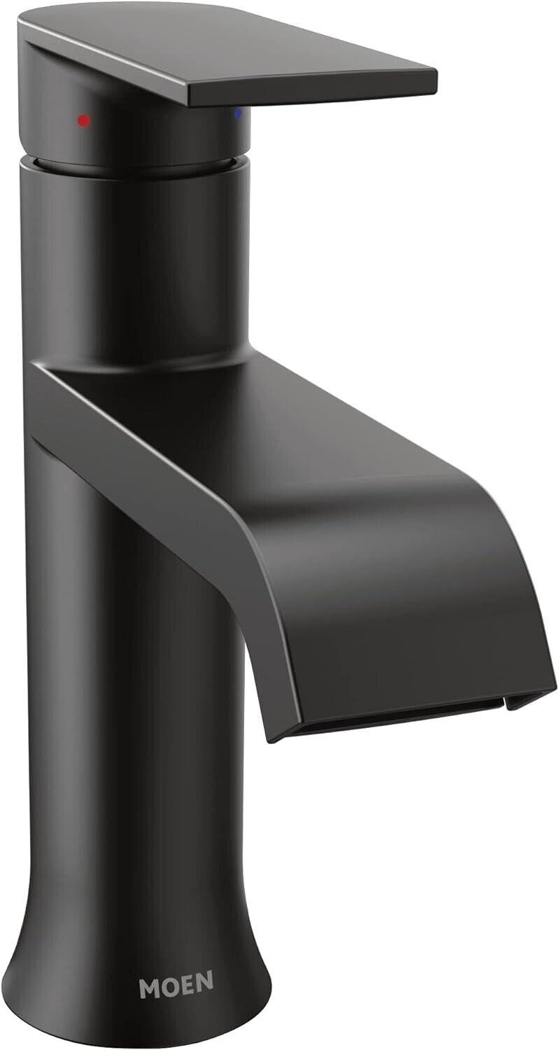 Moen Genta 6702BL One-Handle Bathroom Faucet - Matte Black