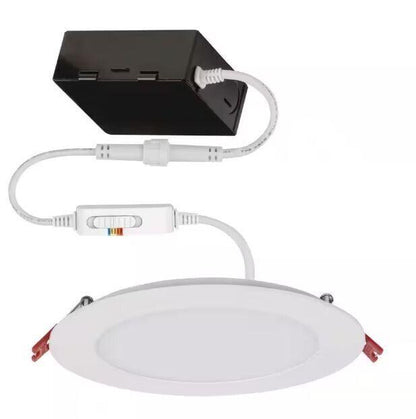 Commercial Electric Ultra Slim 6 in. Adjustable CCT Canless Recessed Light Kit - Like New