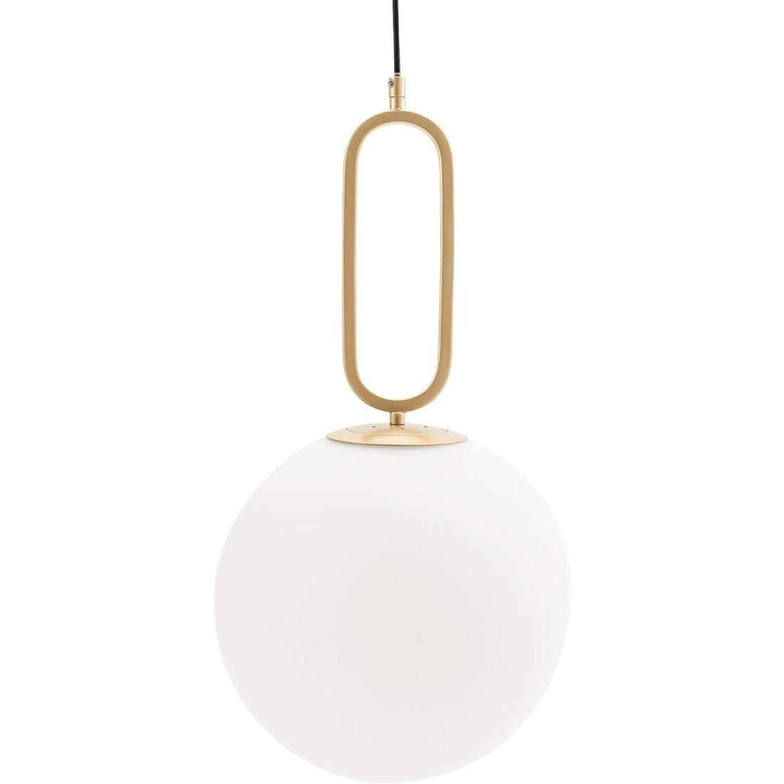 VidaLite Modern Style 60W LED Glass Globe Pendant Light, Adjustable Height