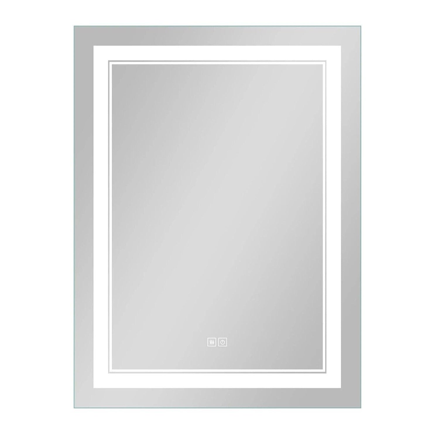 NEUTYPE 32 in. x 24 in. Modern Rectangular Frameless LED Bathroom Vanity Mirror - Like New