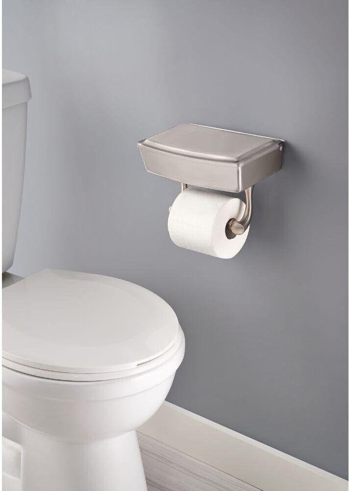 Delta EXTEN50-BN Extensions Privacy Box w/ Toilet Paper Holder, Brushed Nickel - Like New